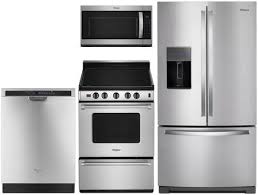 900 x 900 jpeg 49 кб. Whirlpool 4 Piece Kitchen Appliance Package With Wrf757sdhz 36 Inch French Door Refrigerator Wfe500m4hs 24 Inch Electric Range Wmh53521hz 30 Inch Over The Range Microwave And Wdf560safm 24 Inch Built In Full