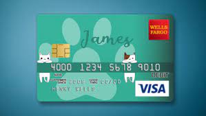 Business debit card design studio; Wells Fargo Card Design Editable Online Mockofun