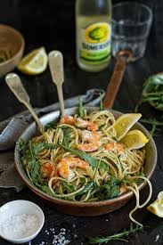 Lemon Rucola Shrimp Spaghetti Rezepte Kochrezepte Essen Rezepte