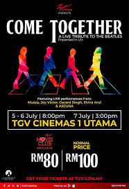 Tgv 1 utama has a total of 12 movie screens, featuring 2 дн. Come Together A Live Tribute To The Beatles