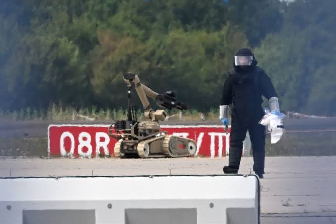 Lipsia, un drone esplosivo vicino all'hangar dell'Ucraina | il manifesto