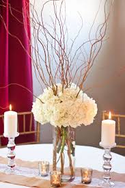 Curly Willow And Hydrangea Centerpiece Diy Wedding Centerpiece With Fresh Flowe Wedding Floral Centerpieces Wedding Centerpieces Diy Hydrangea Centerpiece Diy