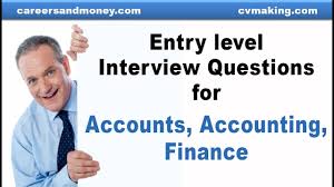 By taking the time to prepare your answers ahead of the interview, you can present yourself to a hiring manager in a professional and qualified manner. Entry Level Interview Questions For Accounts Accounting Finance Jobs Youtube