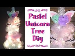 Christmas tree snowflake topper lighted silver holiday xmas ornament decoration. Unicorn Tree Diy Youtube