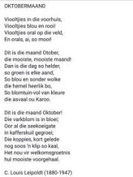 Hy trap klei en dis g'n grap. Oktober Die Mooiste Mooiste Maand Die Dag Die Uur En Die Lewe