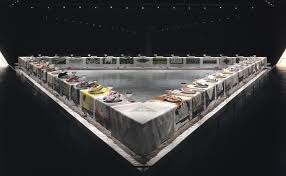 The dinner party, judy chicago. Judy Chicago Blog Erica Reed Lee