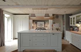 Englische Landhauskuchen Landhauskuche Haus Kuchen Graue Kucheninsel