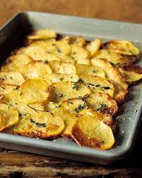 Baked Potato Slices Recipe Recipe Sliced Potatoes Slices Recipes Baked Potato Slices