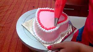 Cake is chocolate mud cake filled with ganache and covered in fondant. Anniversary Cake Easy Cake Recipe Heart Shaped Sponge Cake Youtube