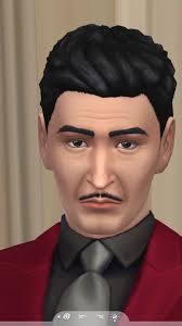 Transformación estética de Homero Lapida en Sims 4