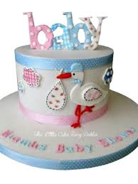 Stork Baby Shower Cake Kinder Torten Kindertorte Torte Zur Geburt