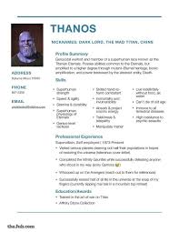 Job Posting Villains Needed Thanos Resume Job Posting Resume Villain