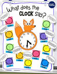 You'll find songs, weather charts, math, readings and more. Telling Time Activities For Teaching Primary Students