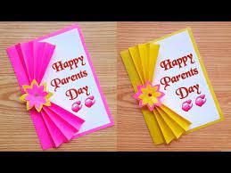 Whether you have one parent or two or even more here's a way to say thank you for being there for you. Parent S Day Card Making Handmade Easy And Beautiful Card For Parent S Day Father S Day Cards Youtube