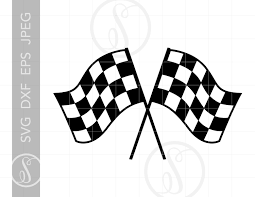 Black And White Checkered Flag Clipart Pin On Svg Cut File Art