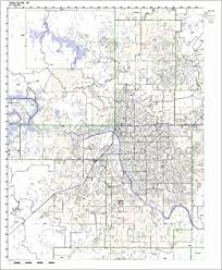 In online advertising zip code targeting is the geographical targeting of advertisements based on the visitors zip code. Tulsa County Oklahoma Ok Zip Code Map Not Laminated Amazon Com Office Products
