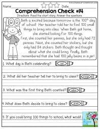 1st Grade Reading Worksheets Reading Comprehension First Grade Reading