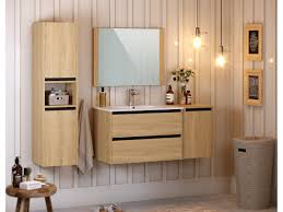 60 x 30 x 80 cm (l x l x h), bbc61wt. Ensemble De Salle De Bain 80 Cm Milan Et Colonne Bobochic