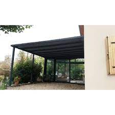 Toile anti chaleur pour pergola. Bache Pergola 6m X 3m Toile 640g M Gris Fonce Etanche Anti Uv Ultra Resistante Cdiscount Jardin