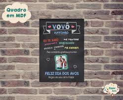 Argemiro carvalho e maria leopoldina de carvalho avós parternos: Quadro Mdf Feliz Dia Do Vovo No Elo7 Lippe Art S 12cc77f