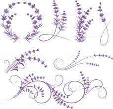Lavander Royalty Free Stock Vector Art Lavender Crafts Paper Embroidery Lavender