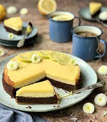 Es hat auch den vorteil, dass man nicht anschließend eiweiß übrig hat, für das man sich noch. Brownie Cheesecake Mit Lemon Curd Von Januar Bis Dezember