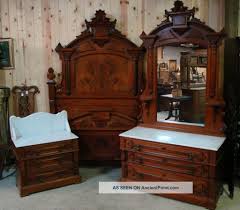 Great 3 Piece 1870 S Victorian Walnut Marble Top Bedroom Set 1800 1899 Photo 6 500 00 Victorian Bedroom Furniture Victorian Bedroom Set Marble Top Dresser