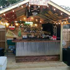 This backyard bar features a polyurethane finish for added protection. Quinlans Backyard Bar Photos Facebook