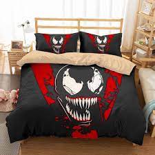 3d Customize Venom Customized Bedding Sets Duvet Cover In 2021 Customised Bed Duvet Bedding Sets Duvet Cover Sets