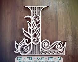 Download Layered Letter A Dxf Alphabet Letter A Wall Art Multilayer Etsy Lettering Alphabet Lettering Digital Alphabet