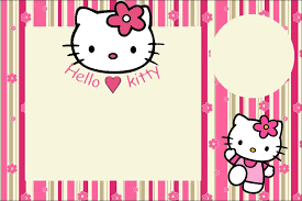 Hello Kitty Birthday Card Printable Free Hello Kitty With Flowers Free Printable Invitations Hello Kitty Invitations Hello Kitty Birthday Invitations Hello Kitty Printables