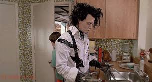 His inventor gave him everything but one thing: Edward Scissorhands Gifs Wifflegif
