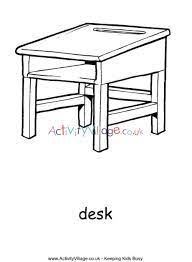We have this nice desk coloring page for you. Desk Colouring Page