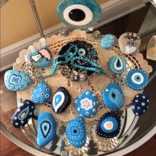 Boxes available in different colors. Accents Hand Painted Evil Eye Rocks Poshmark