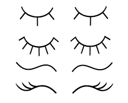 Cils Files Numerique Important Fichier Numerique Telechargeable Instantanement Aucun Article Physique Ne Sera E Eye Lash Svg Unicorn Crafts Unicorn Eyes