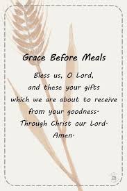 They instituted separate blessings for the various species of food. 12 Prayers Kids Should Know Before Their First Communion Communion Prayer Catholic Prayers Daily Our Father Prayer