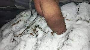 Touching Snow with Cock , Pee and Cum in Snow - ThisVid.com