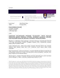 Contoh Surat Rasmi Baru Contoh Universiti Teknologi Mara 40450 Shah Alam Selangor Malaysia Studocu
