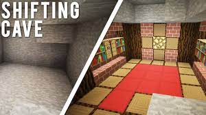 Buildings exterior featured how to others popular. Minecraft The Transforming Cave Ultimate Hidden Base Youtube