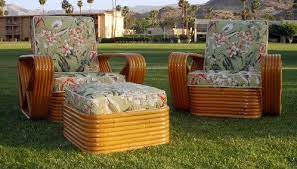 Stunning Paul Frankl 6 Banded Rattan Chairs By Palmspringsmodern 2450 00 Outdoor Furnishings Outdoor Furniture Sets Vintage House
