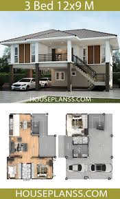 House Plans Design 12x9 With 3 Bedrooms Home Ideassearch Small House Design Plans Bungalow House Design Beautiful House Plans