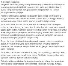 Pada tahun 2000, measles atau demam campak diisytiharkan telah dihapuskan di amerika syarikat. Bayi Tumbuh Ruam Lepas Demam Doktor Terangkan Jenis Cara Penjagaan Paling Penting Mesti Rawat Segera Pa Ma
