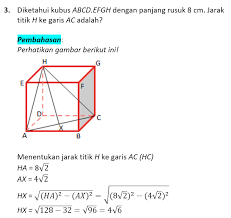 Contoh soal dimensi 3 beserta pembahasannya. Contoh Soal Dan Pembahasan Dimensi Tiga Terlengkap Soalskul