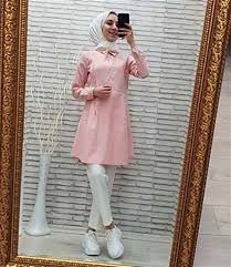 En Sik Pileli Tesettur Tunik Modelleri Moda Tesettur Giyim Tunik Moda Sik