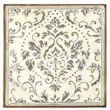 Distressed Cream Damask Metal Wall Decor Hobby Lobby 1462639 Metal Wall Art Diy Metal Tree Wall Art Metal Tree