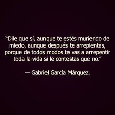 Ella Habla Sola Gabriel Garcia Marquez Dile Que Si Frases Y Poemas