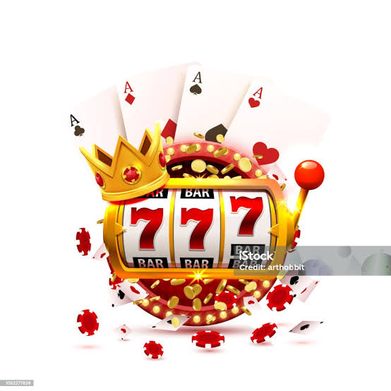 King Slots 777 Banner Casino On The Red Background Stock Illustration -  Download Image Now - iStock