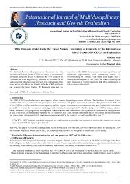 Check spelling or type a new query. Pdf Why Malaysia Should Ratify The United Nations Convention On Contracts For The International Sale Of Goods 1980 Cisg An Explanation Monirul Islam Academia Edu