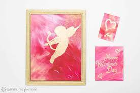 Valentine S Day Painting An Easy Art Project With Stunning Results 5 Minutes For Mom You mentioned it as a thin layer of light blue, but i have no idea how you managed that. valentine s day painting an easy art