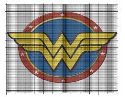 Wonder woman cross stitch fine wall art. Wonder Woman Logo Cross Stitch Cross Stitch Cross Stitching Cross Stitch Patterns